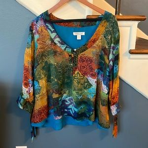 Coldwater creek dressy blouse size 2x